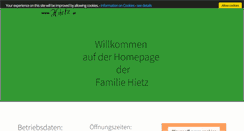 Desktop Screenshot of hietz.at