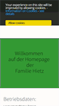 Mobile Screenshot of hietz.at